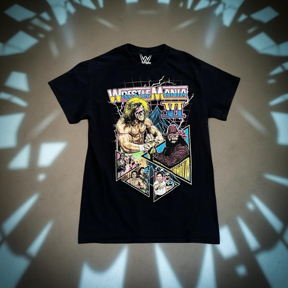 WWE WrestleMania VI "Ultimate Challenge" T-Shirt Retro Tee Adult Large EUC